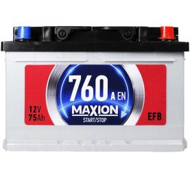 Автомобильный аккумулятор MAXION EFB SMF (L3B) 75Ah 760A R+ (h=175) 5722096